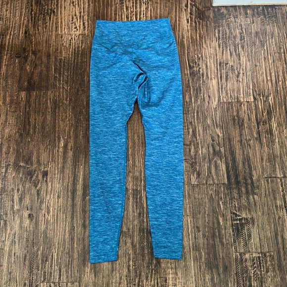 💖 Nike women one luxe performance tights heather blue CD5915-432 06 SMALL $90 - Picture 4 of 4